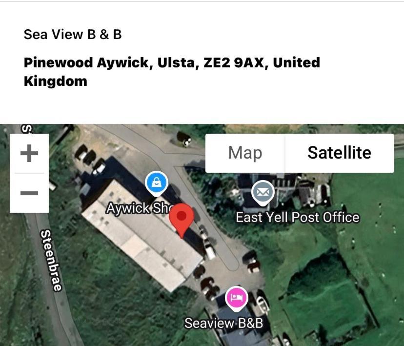 Sea View B & B Ulsta 외부 사진